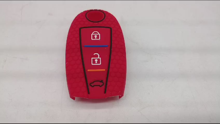 
                  
                    Load and play video in Gallery viewer, KMH Silicone Key Cover KC-04 for Maruti Suzuki
                  
                