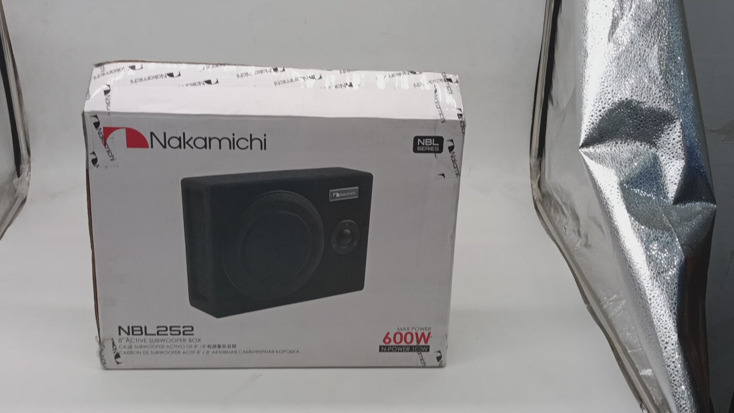 
                  
                    Load and play video in Gallery viewer, NAKAMICHI NBL252 8&amp;quot; Active Enclosure
                  
                