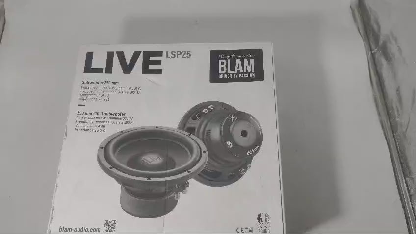 
                  
                    Load and play video in Gallery viewer, BLAM Live Series 10&amp;quot; Subwoofer LSP 25
                  
                