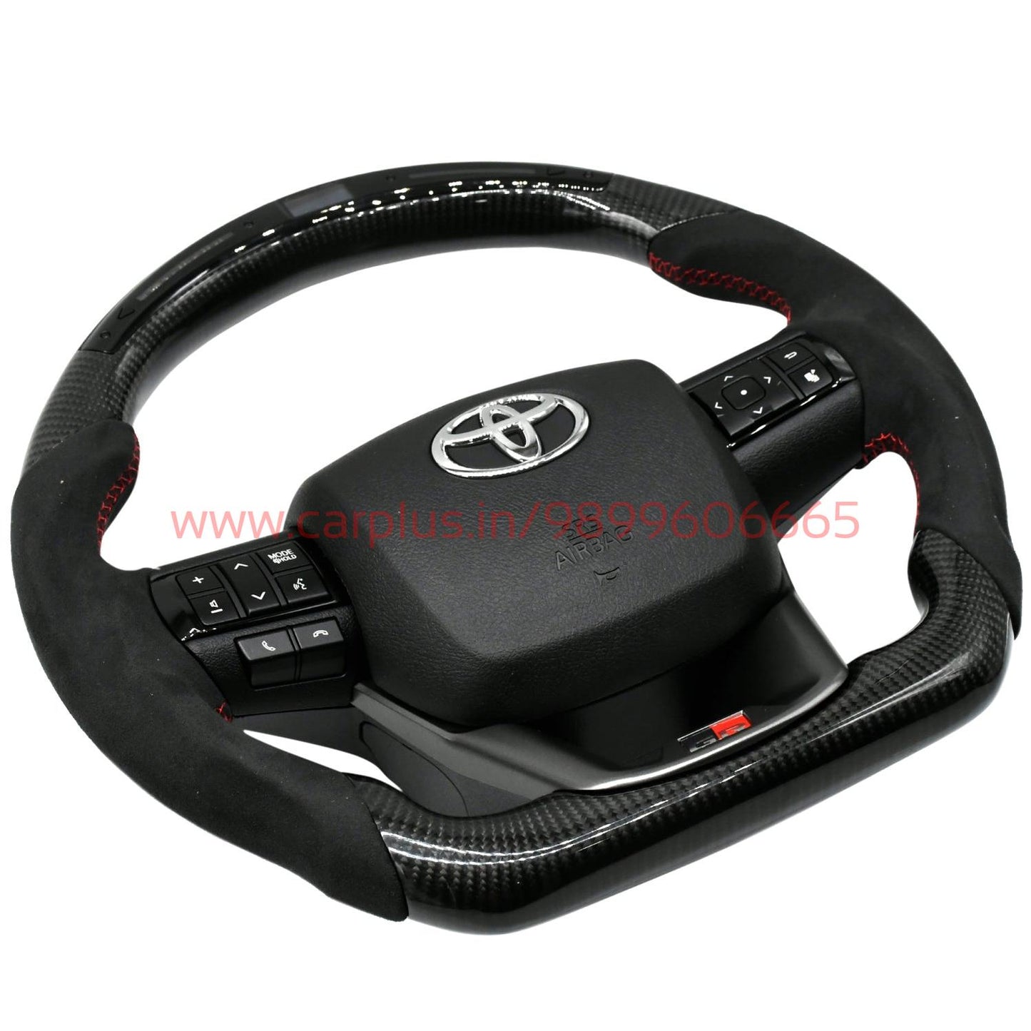 
                  
                    fortuner real carbon fibre steering wheel with LED alcantara-CARPLUS-CARPLUS
                  
                