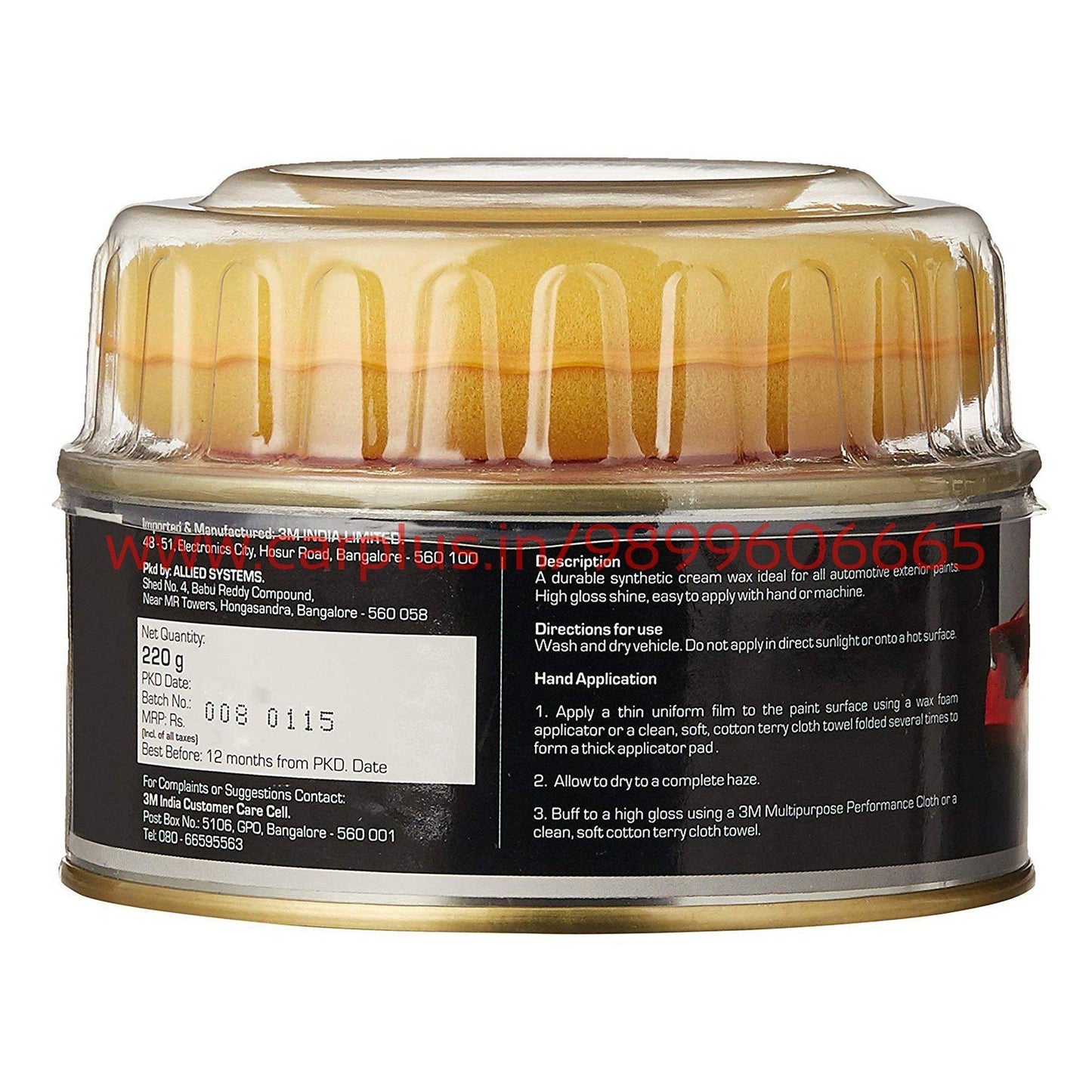 
                  
                    3 M Auto Speciality  Cream Wax 3M POLISHES.
                  
                