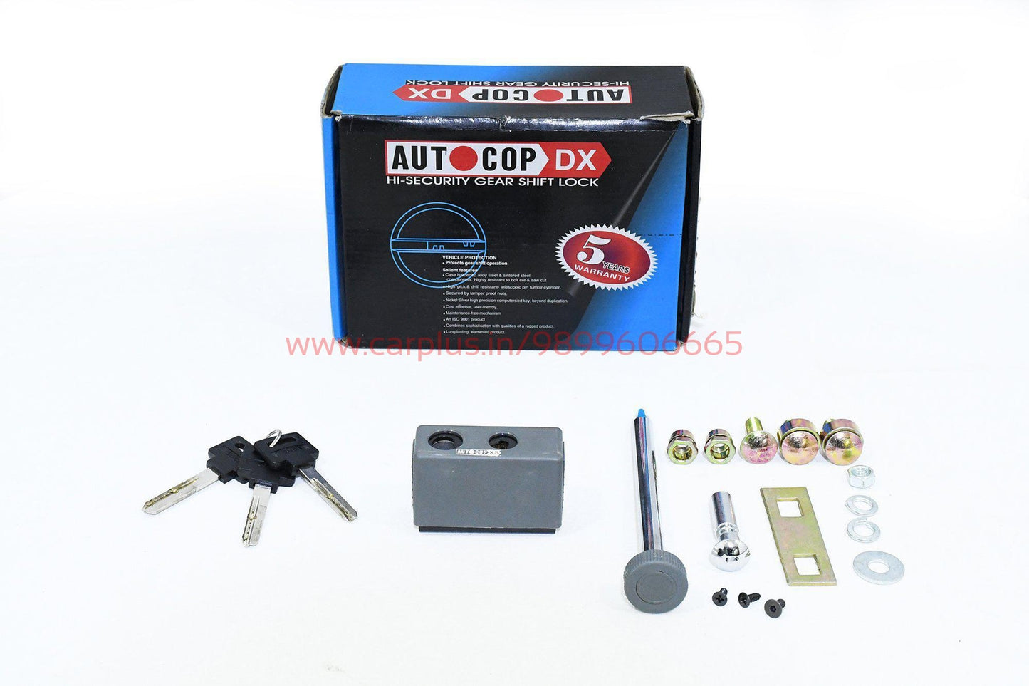 
                  
                    Autocops DX Gear Lock for Cars (Pin Type) Grey AUTOCOP GEAR LOCK.
                  
                