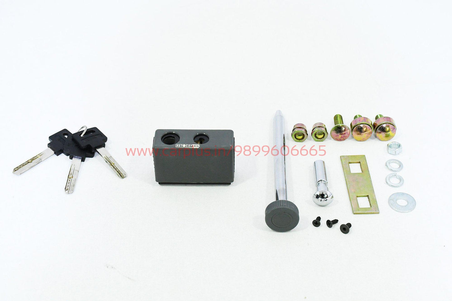 
                  
                    Autocops DX Gear Lock for Cars (Pin Type) Grey AUTOCOP GEAR LOCK.
                  
                
