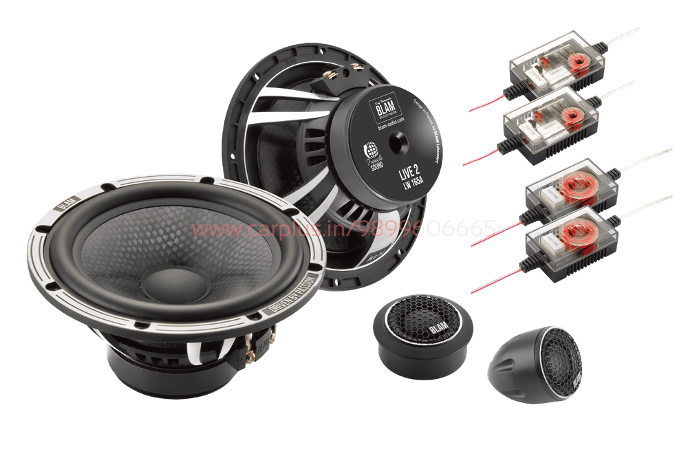 BLAM LIVE 6.5” Component Speakers L165A- Acoustic BLAM COMPONENT SPEAKERS.