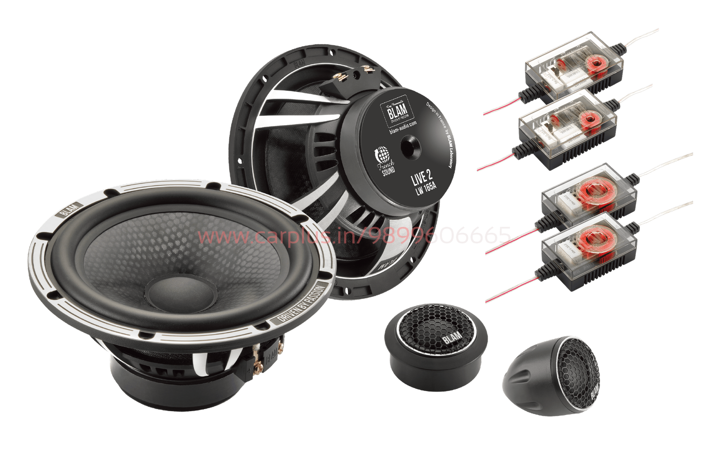 
                  
                    BLAM LIVE 6.5” Component Speakers L165A- Acoustic BLAM COMPONENT SPEAKERS.
                  
                