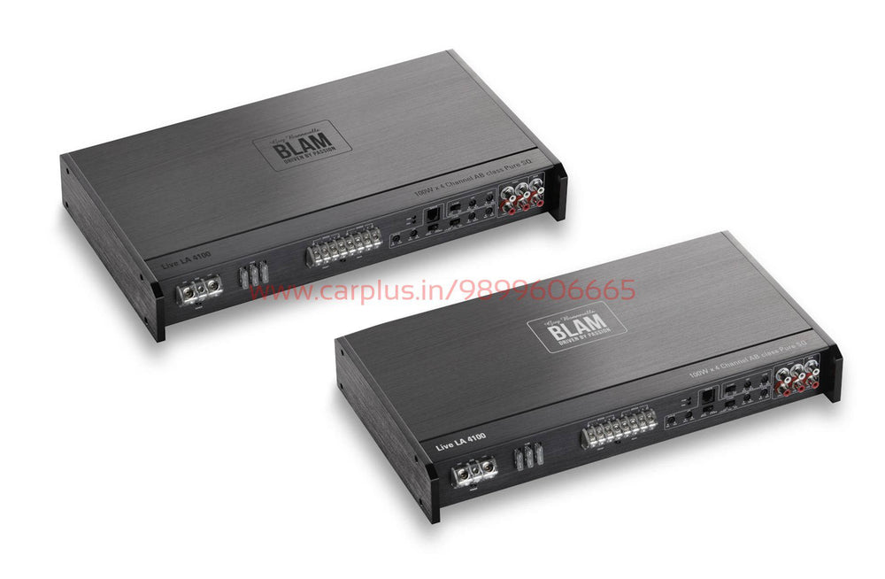 BLAM Live Series 100W x 4 Channel Class AB Pure SQ Amplifier LA 4100-4 CHANNEL AMPLIFIER-BLAM-CARPLUS