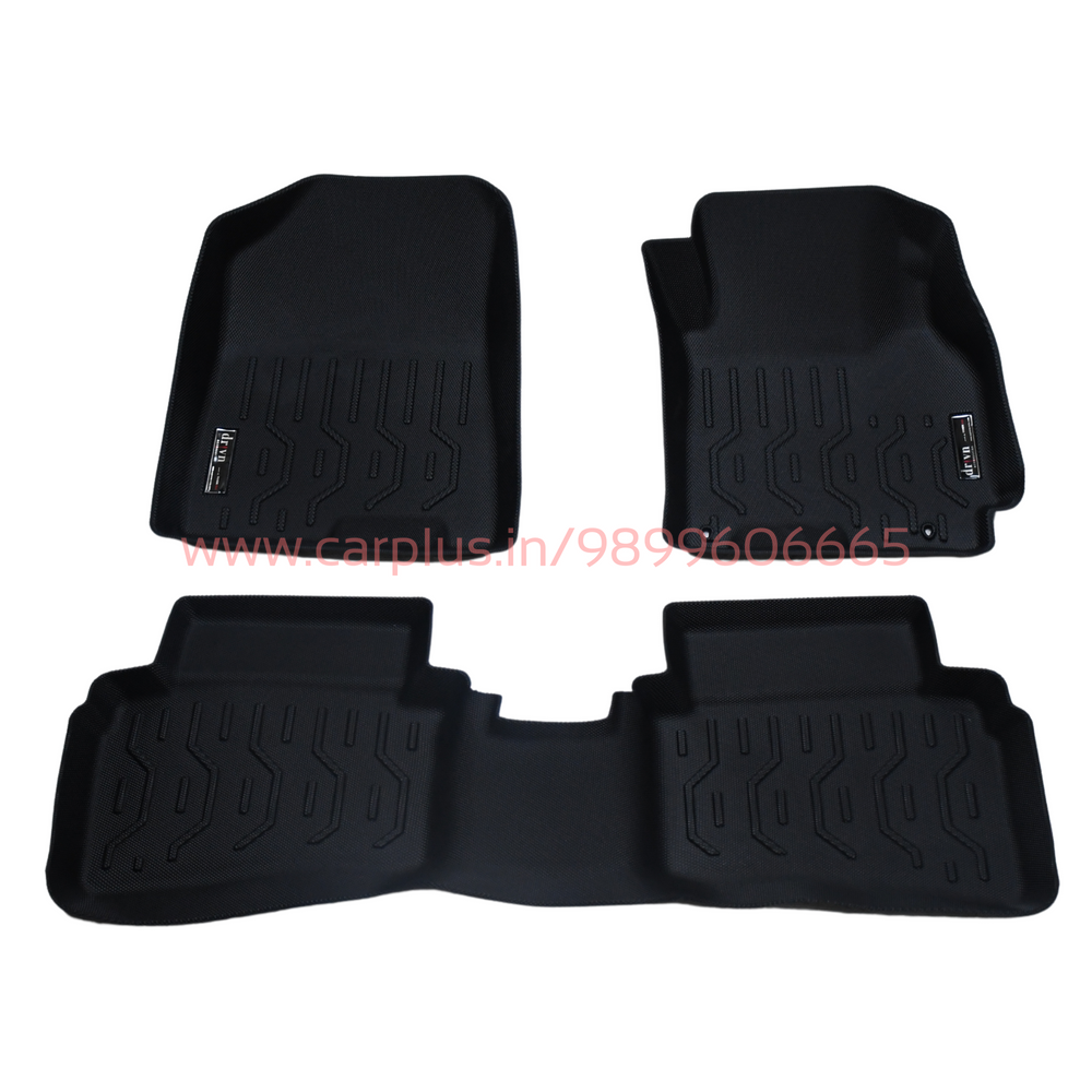 DRIVN TPE Floor Mats for Hyundai Venue 1st GEN Black CARPLUS
