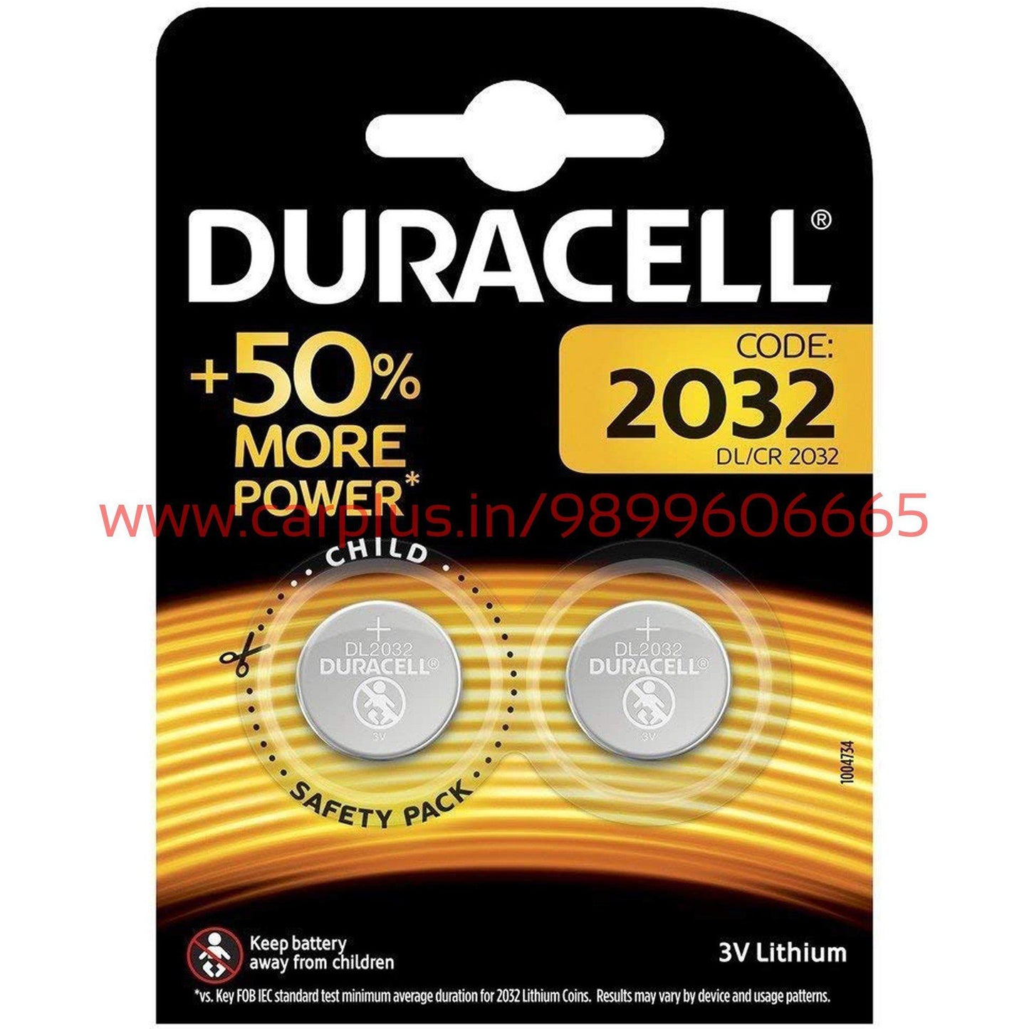 
                  
                    Duracell 3v lithium battery X-DECIBEL BATTERY.
                  
                