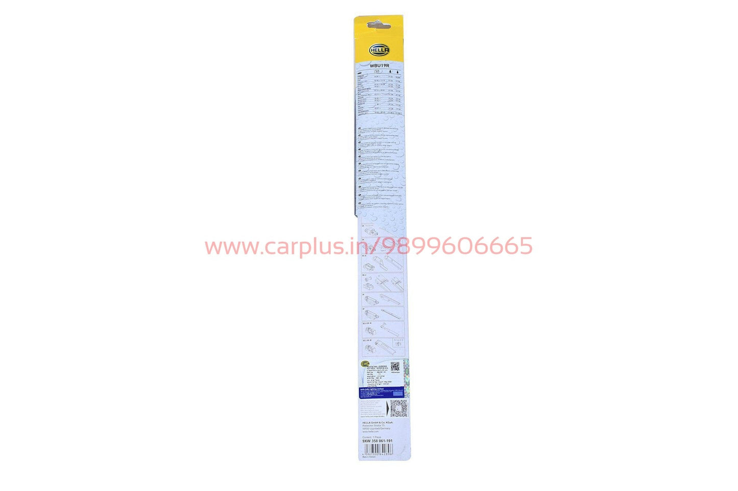 
                  
                    Hella Cleantech Wiper Blade 475mm RHD 19"-358.061-191(WBU19R) HELLA WIPER BLADE.
                  
                
