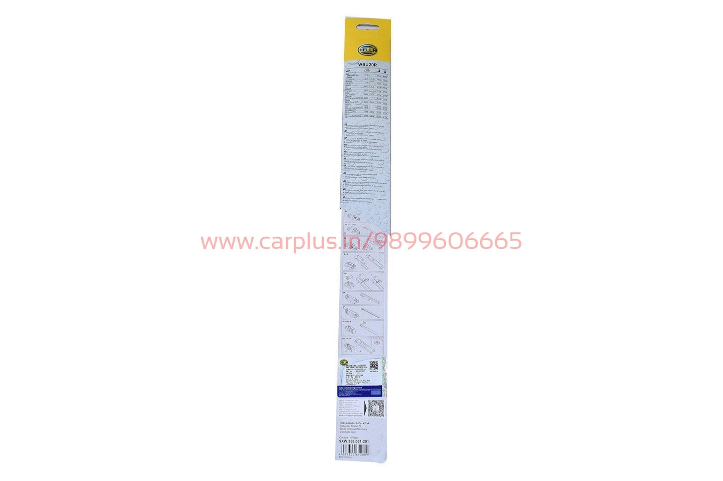 
                  
                    Hella Cleantech Wiper Blade 500mm RHD 20"-358.061-201(WBU20R) HELLA WIPER BLADE.
                  
                