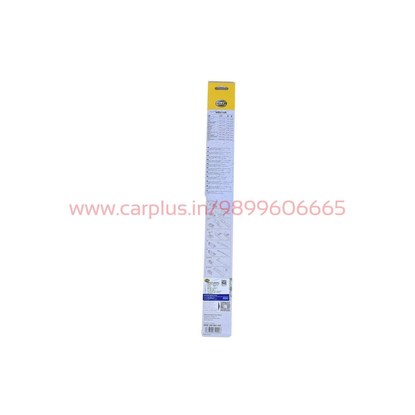 
                  
                    Hella Cleantech Wiper Blade 400mm RHD 16"-358.061-161(WBU16R) HELLA WIPER BLADE.
                  
                