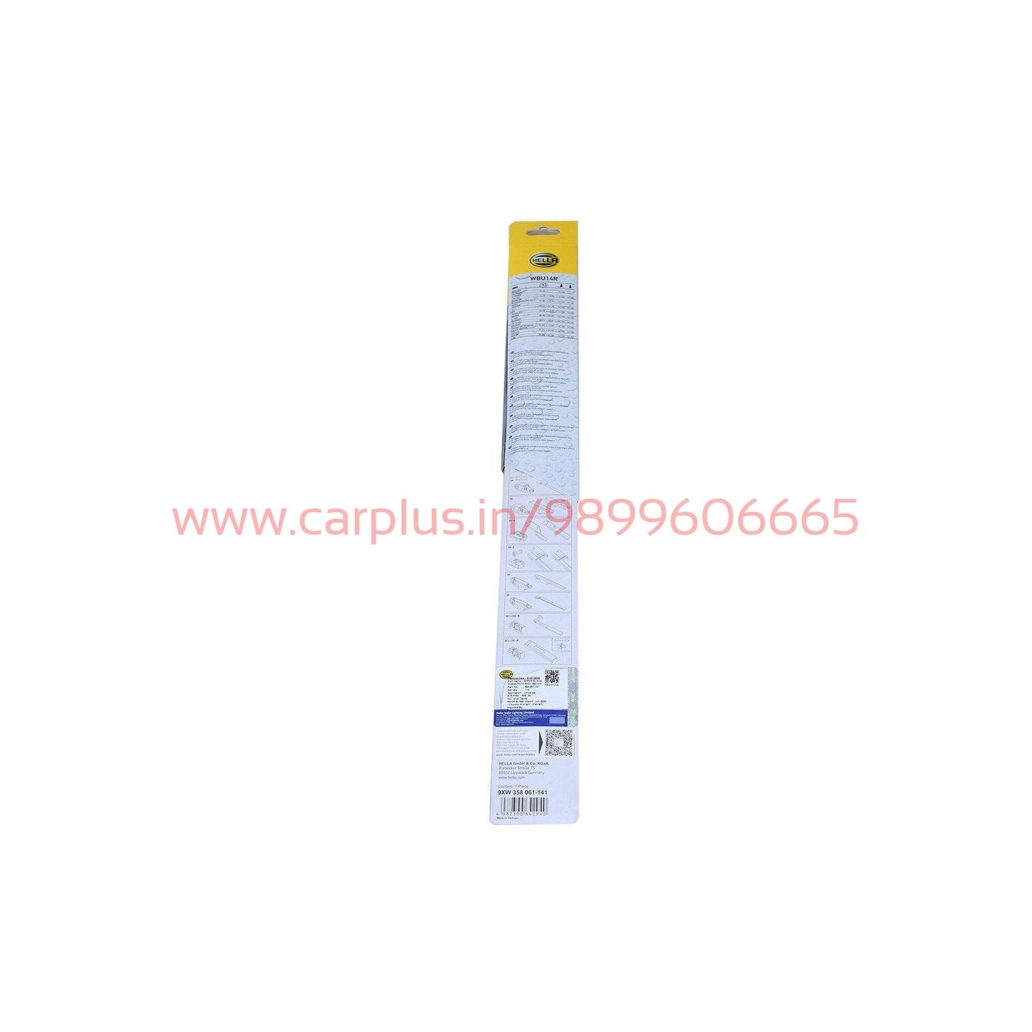 
                  
                    Hella Cleantech Wiper Blade 350mm RHD 14"-358.061-141(WBU14R) HELLA WIPER BLADE.
                  
                