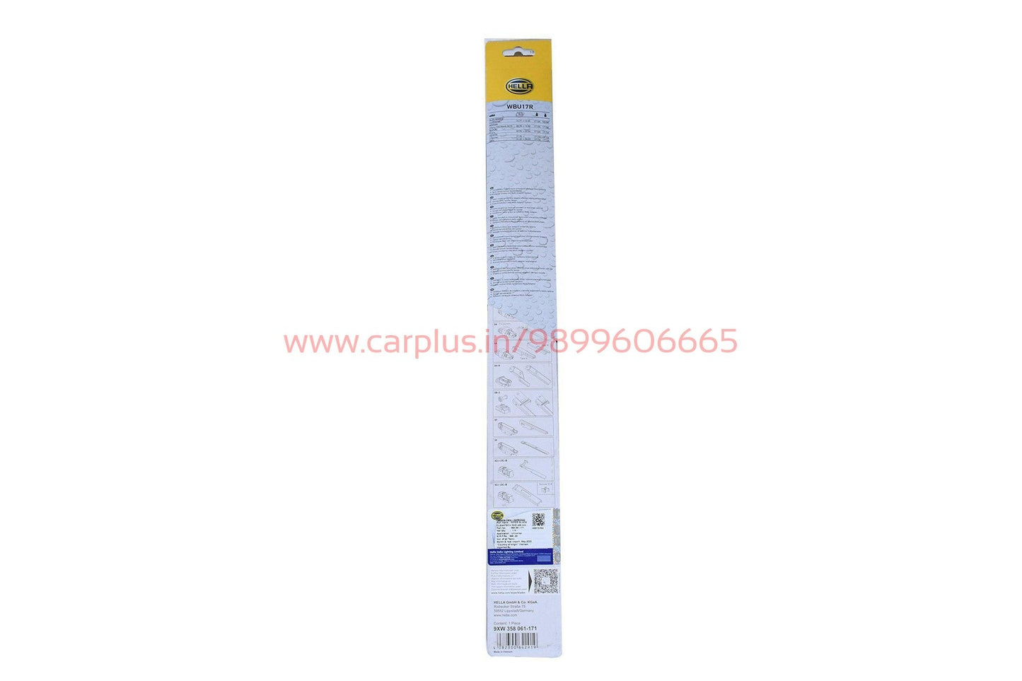 
                  
                    Hella Cleantech Wiper Blade 425mm RHD 17"-358.061-171(WBU17R) HELLA WIPER BLADE.
                  
                