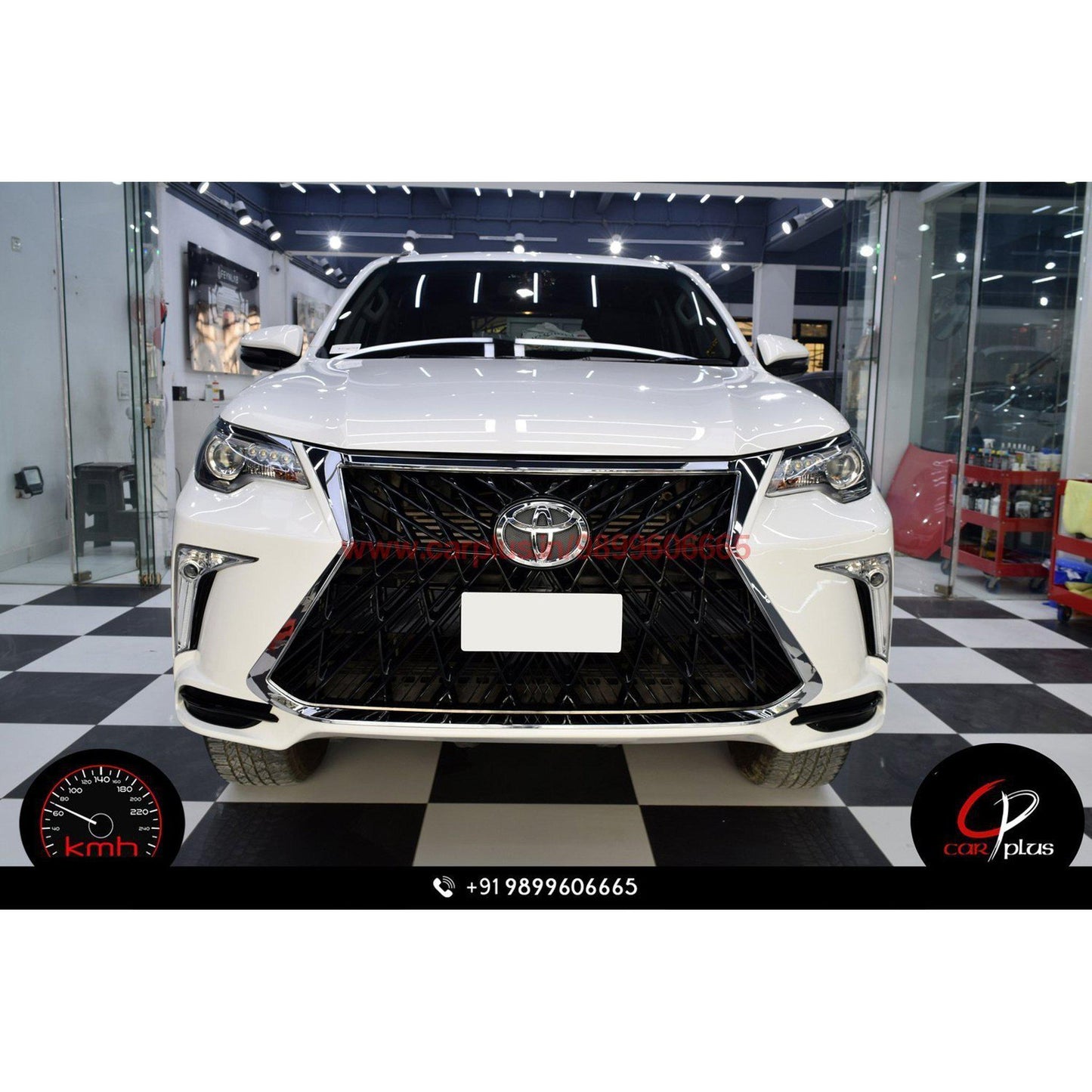 
                  
                    KMH Body Kit Lexus Style For Toyota Fortuner (2nd GEN) KMH-BODY KIT BODY KIT.
                  
                