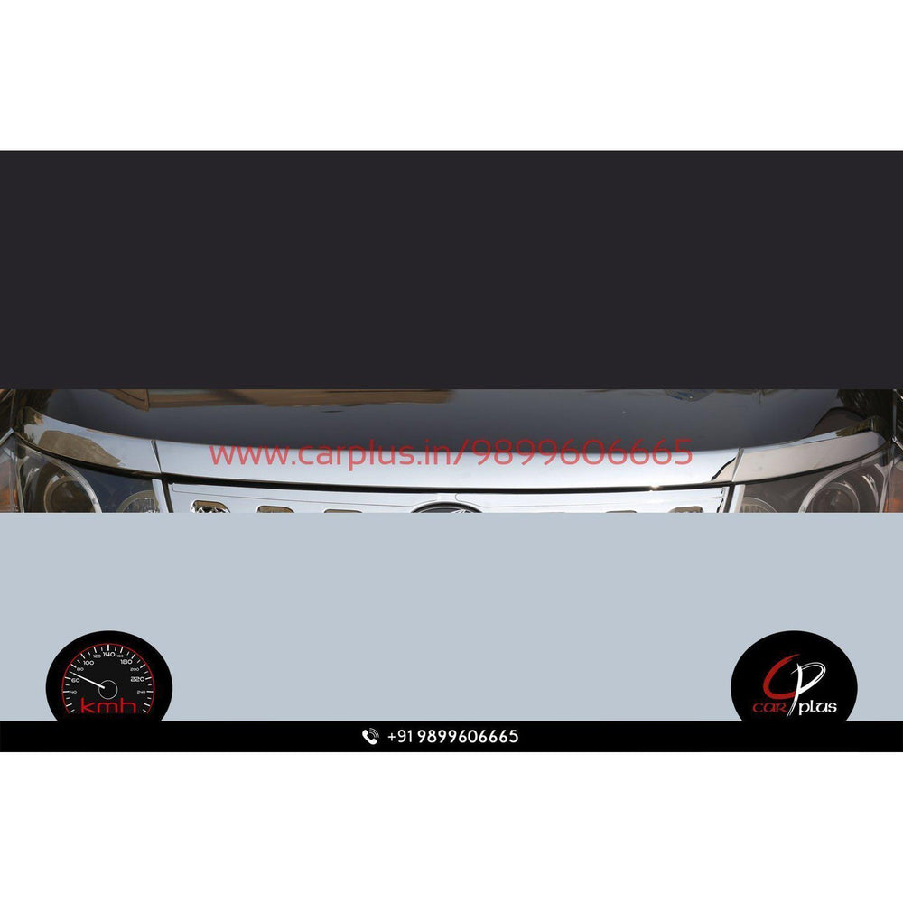 KMH Bonnet Steamer Chrome for Mahindra XUV 500 (2014, Set of 3Pcs) CN LEAGUE EXTERIOR.