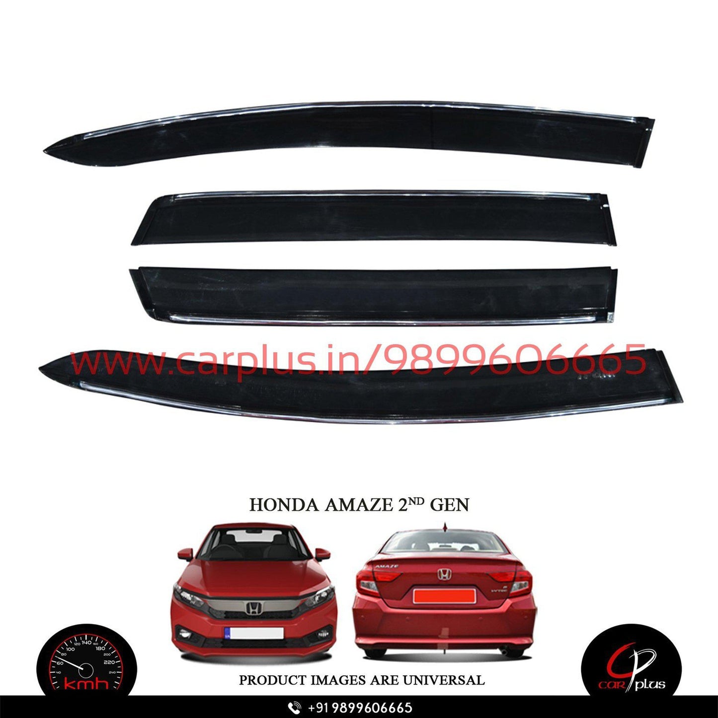 
                  
                    KMH Chrome Line Door Visor For Honda Amaze KMH-DOOR VISOR DOOR VISOR.
                  
                