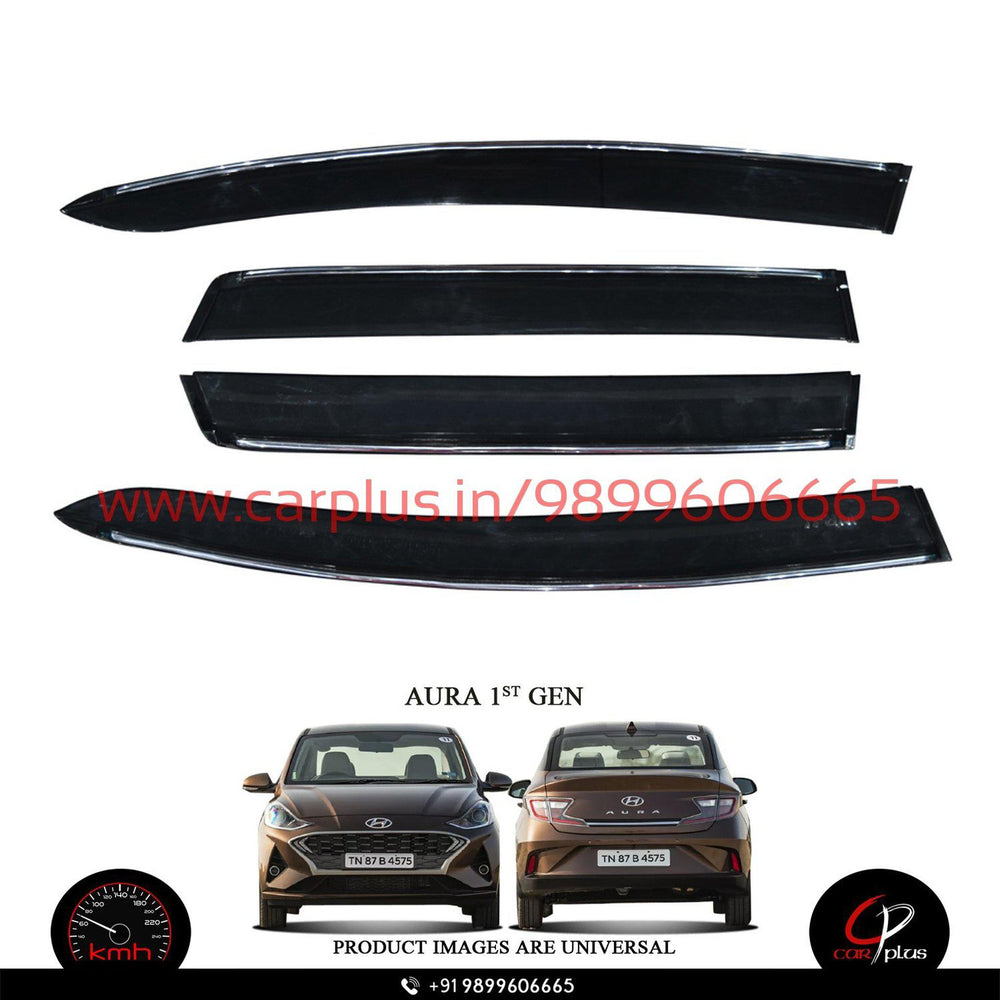 KMH Chrome Line Door Visor For Hyundai Aura KMH-DOOR VISOR DOOR VISOR.