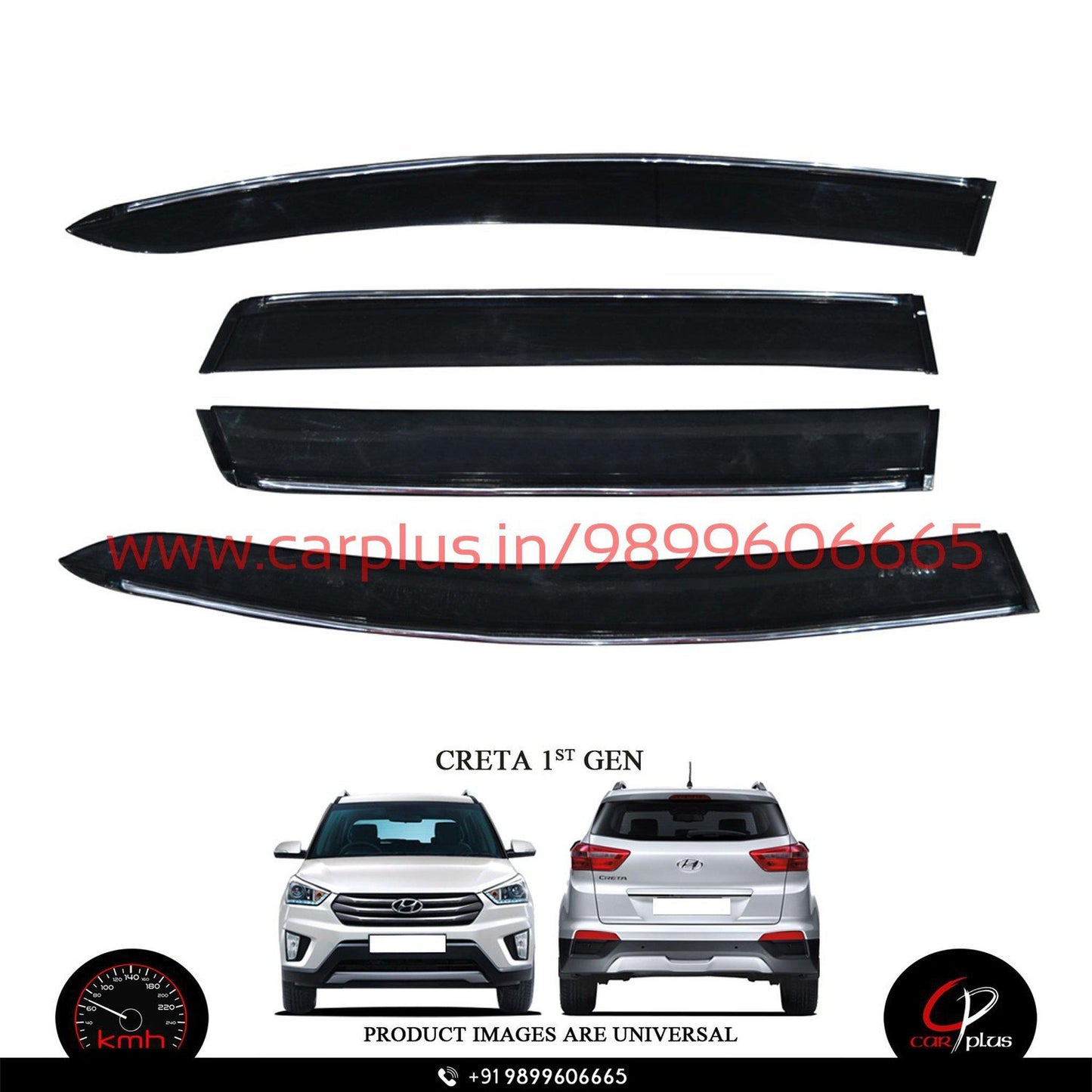 
                  
                    KMH Chrome Line Door Visor For Hyundai Creta KMH-DOOR VISOR DOOR VISOR.
                  
                