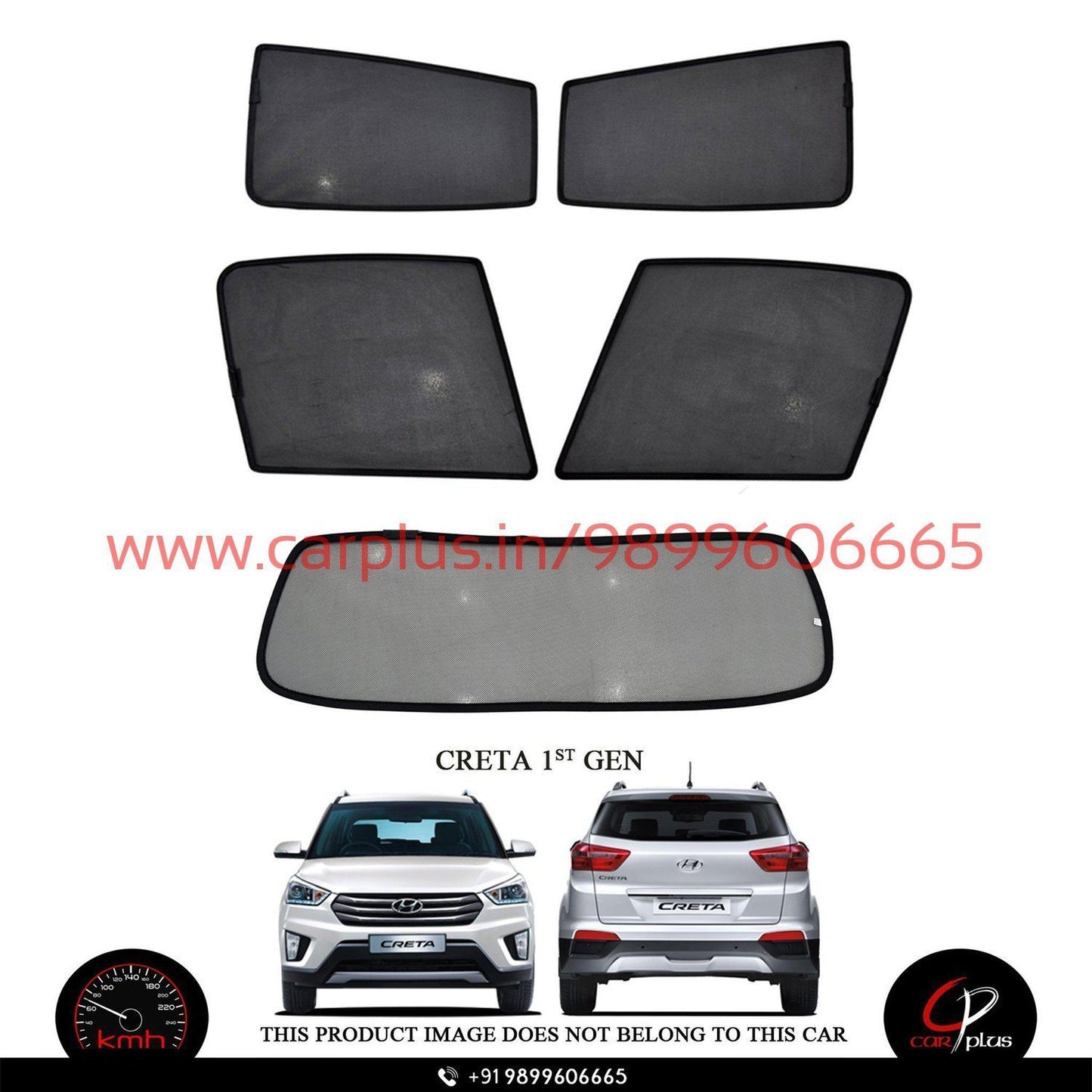 
                  
                    KMH Fixed Curtains For Hyundai Creta KMH-DC FIXED SUNSHADE.
                  
                