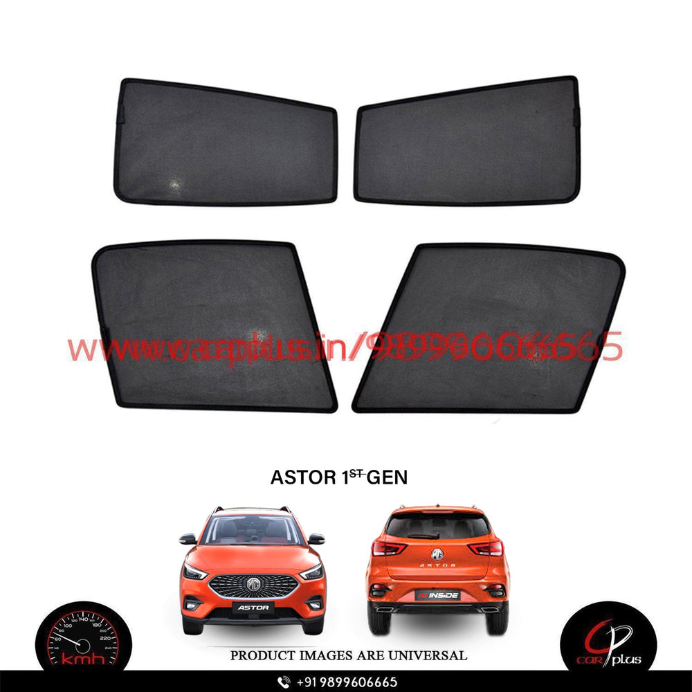 KMH Fixed Curtains For MG Astor (1st GEN)-FIXED SUNSHADE-KMH-DC-SIDE (4PCS)-CARPLUS