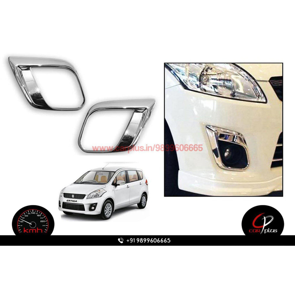 KMH Fog Lamp Cover Chrome for Maruti Suzuki Ertiga (1st GEN, Set of 2Pcs) CN LEAGUE EXTERIOR.