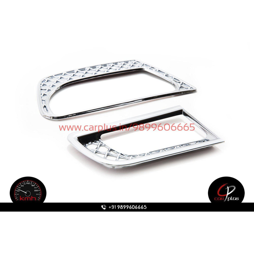 KMH Fog Light Cover Chrome for Mahindra Scorpio (2014, Set of 2Pcs) CN LEAGUE EXTERIOR.
