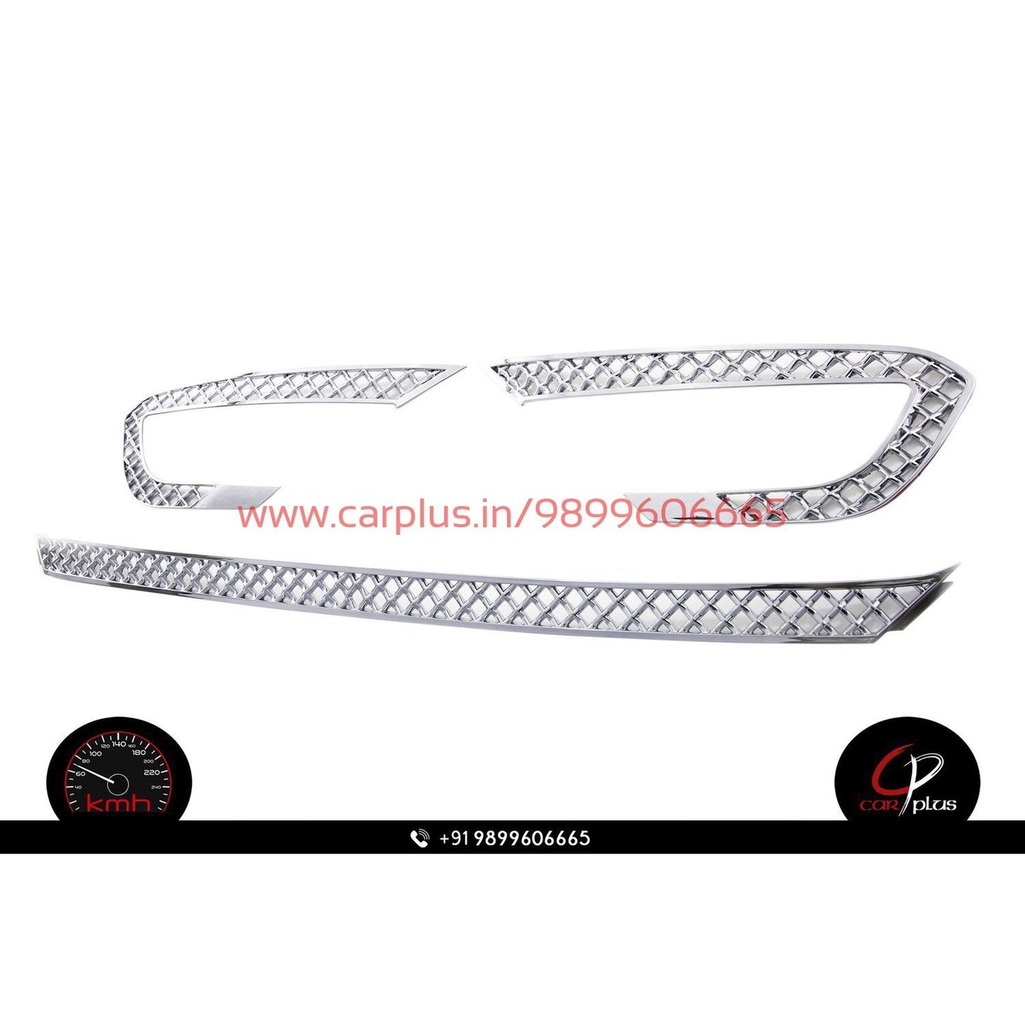 
                  
                    KMH Front Bumper Lower Grill Chrome for Hyundai I20 Elite (Set of 3Pcs) CN LEAGUE EXTERIOR.
                  
                