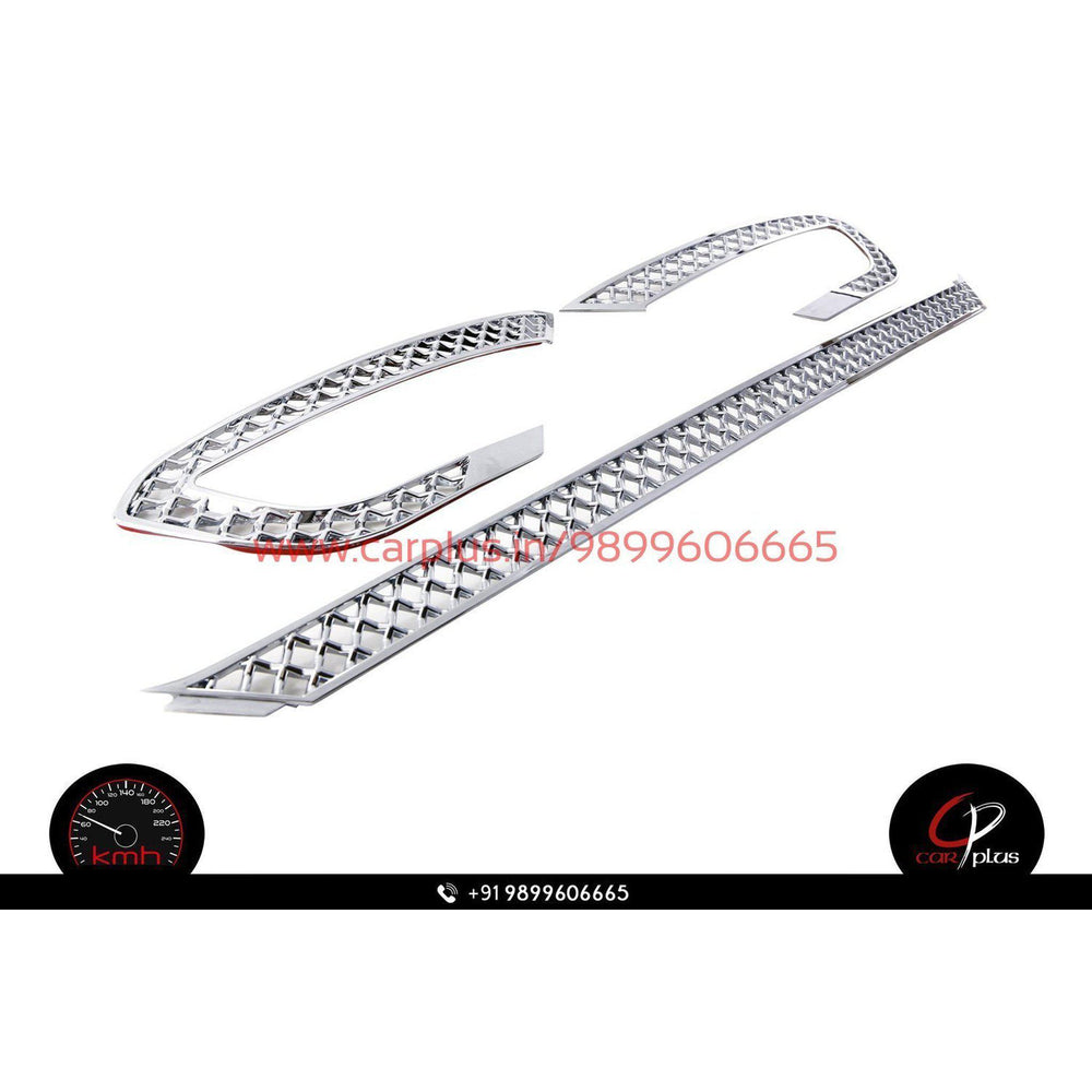 
                  
                    KMH Front Bumper Lower Grill Chrome for Hyundai I20 Elite (Set of 3Pcs) CN LEAGUE EXTERIOR.
                  
                