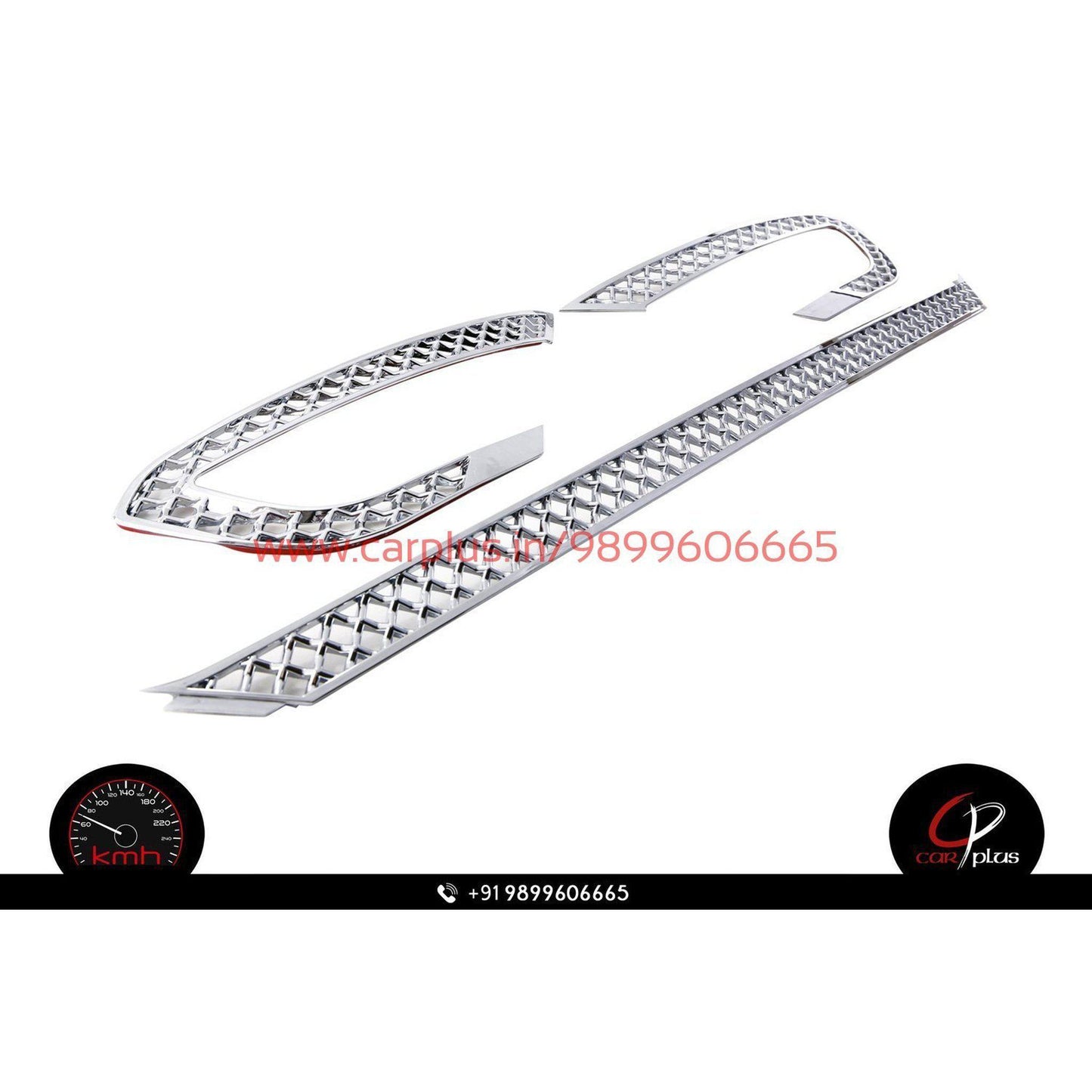
                  
                    KMH Front Bumper Lower Grill Chrome for Hyundai I20 Elite (Set of 3Pcs) CN LEAGUE EXTERIOR.
                  
                