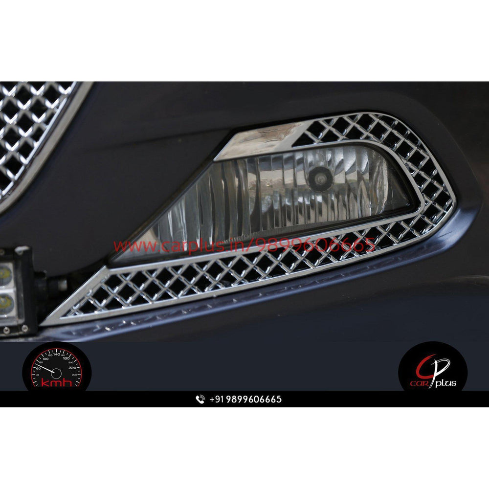 KMH Front Bumper Lower Grill Chrome for Hyundai I20 Elite (Set of 3Pcs) CN LEAGUE EXTERIOR.
