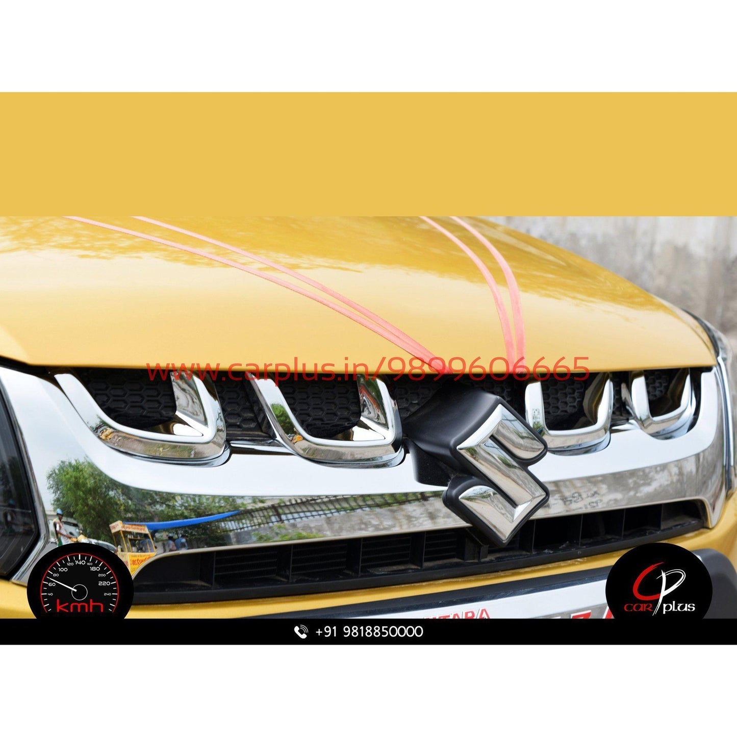 
                  
                    KMH Front Grill Trim Chrome for Maruti Suzuki Brezza (Set of 6Pcs) CN LEAGUE EXTERIOR.
                  
                