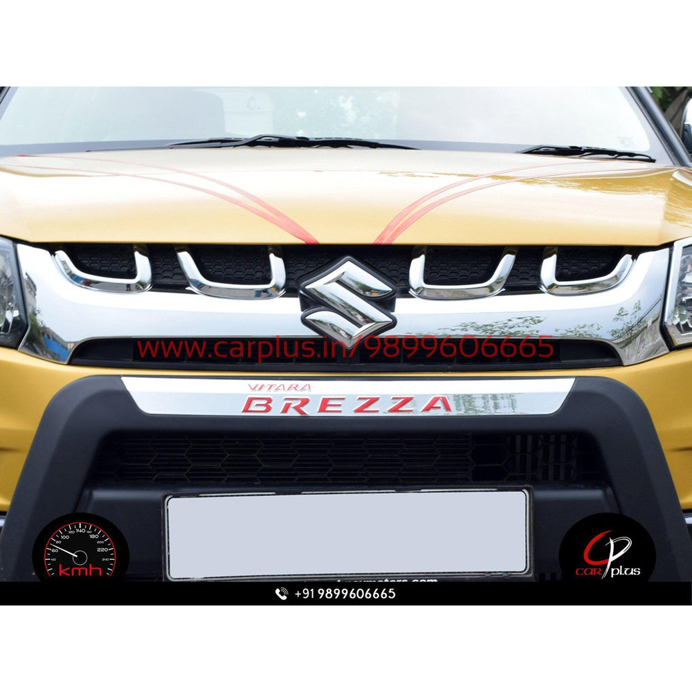 
                  
                    KMH Front Grill Trim Chrome for Maruti Suzuki Brezza (Set of 6Pcs) CN LEAGUE EXTERIOR.
                  
                