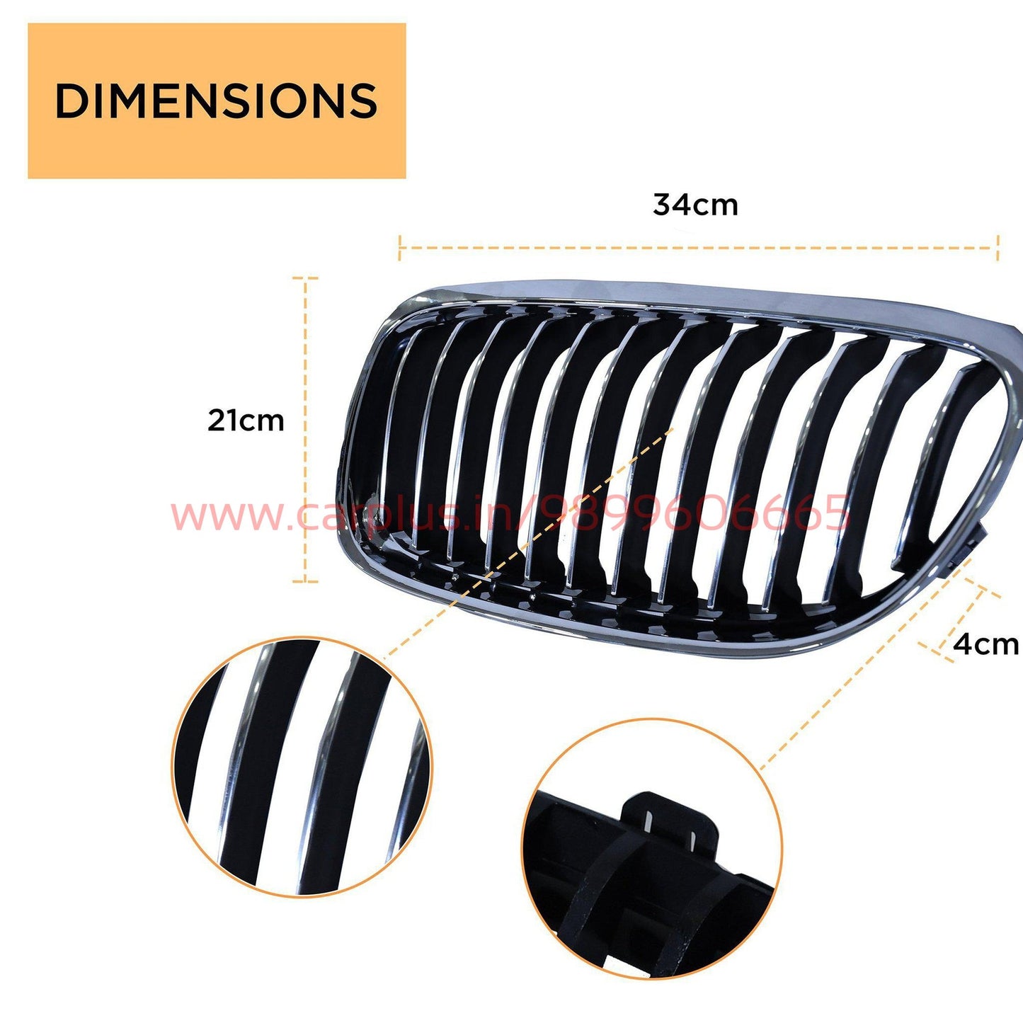 
                  
                    KMH Front Grill for BMW 3 Series E90 KMH-GRILL GRILLS.
                  
                