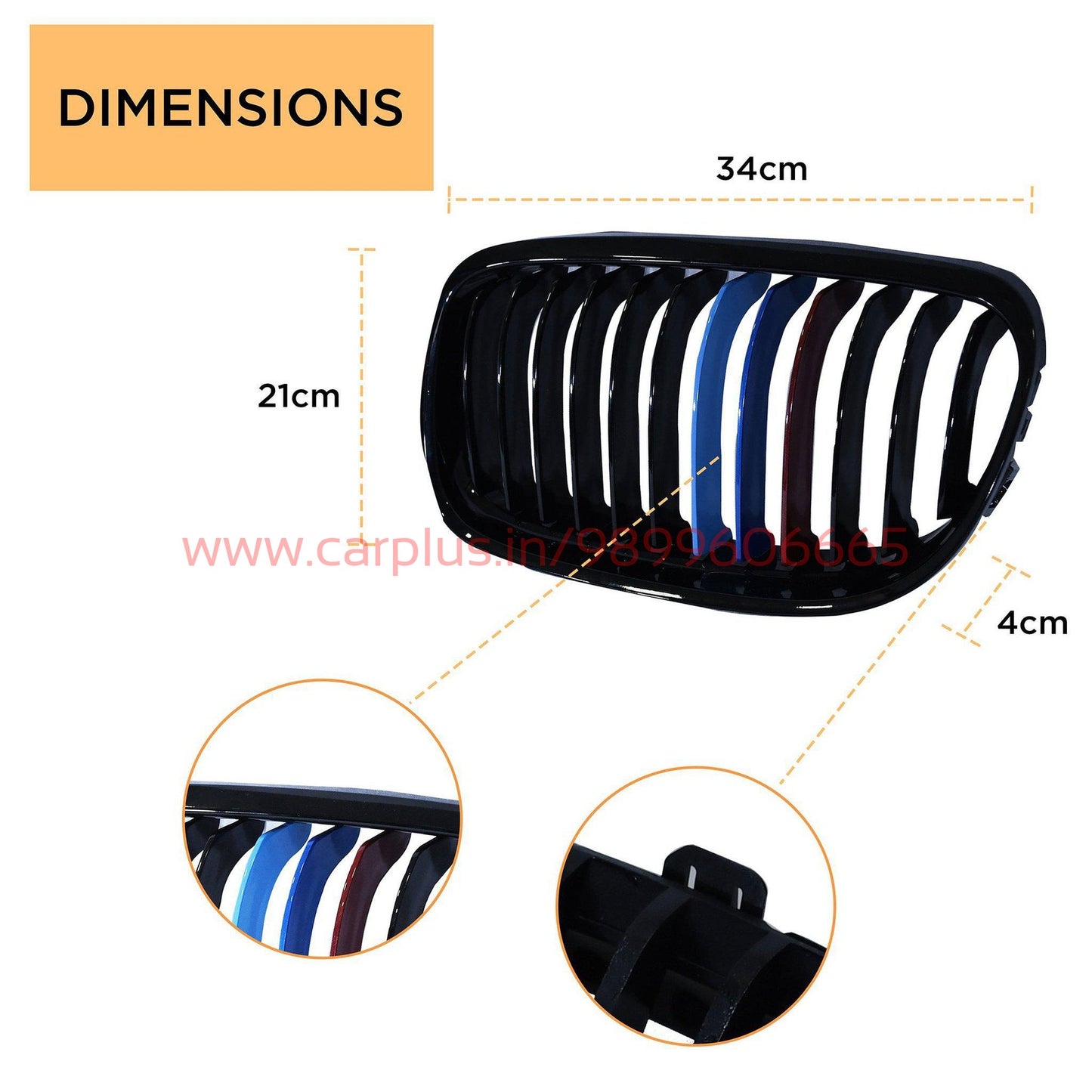 
                  
                    KMH Front Grill for BMW 3 Series E90 KMH-GRILL GRILLS.
                  
                