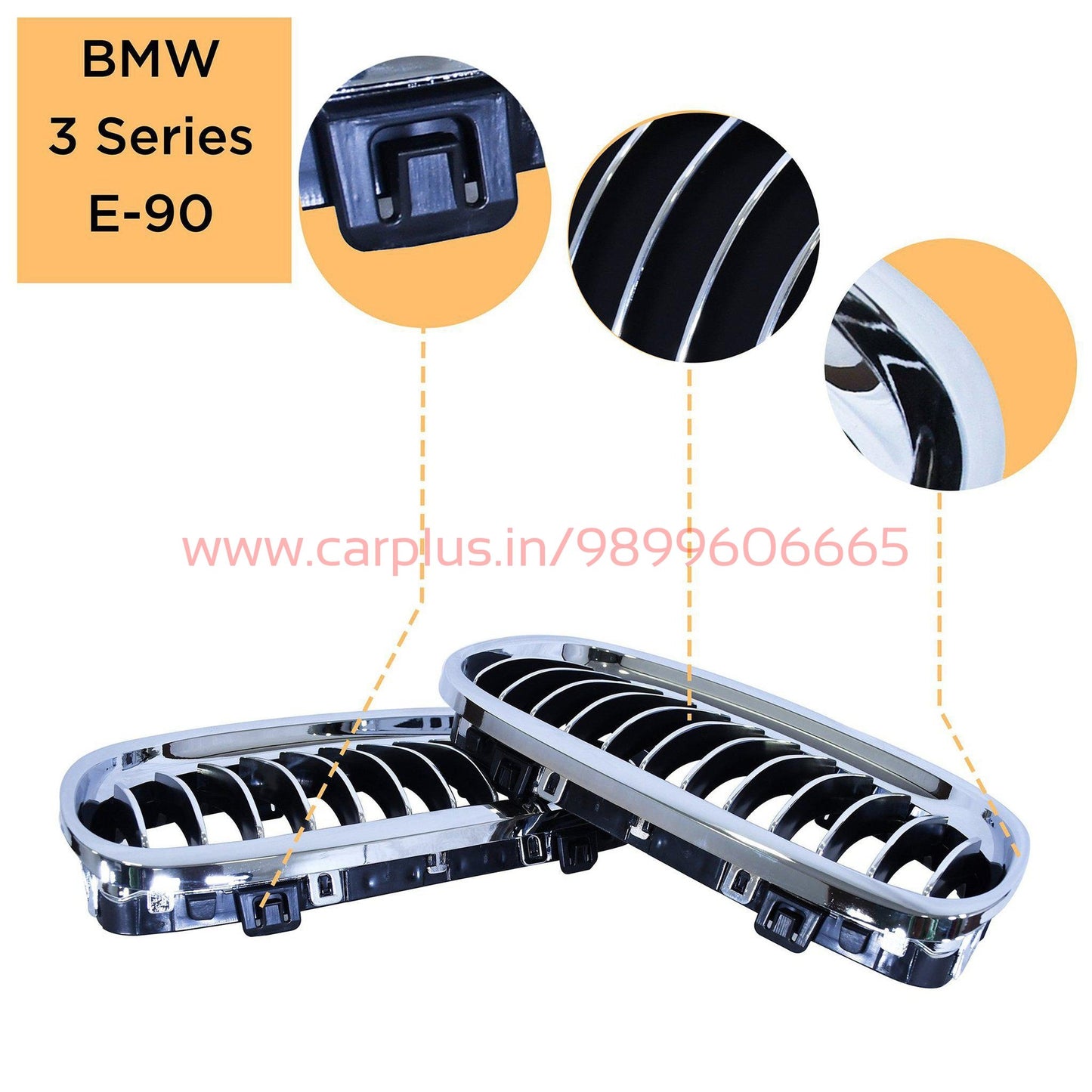 
                  
                    KMH Front Grill for BMW 3 Series E90 KMH-GRILL GRILLS.
                  
                