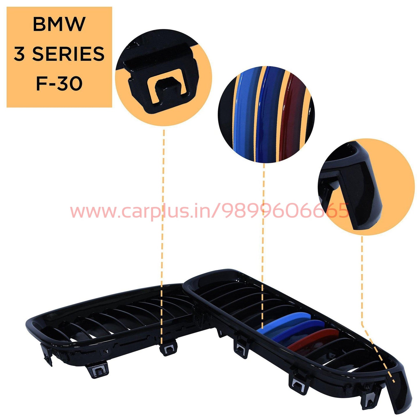 
                  
                    KMH Front Grill for BMW 3 Series F30 KMH-GRILL GRILLS.
                  
                