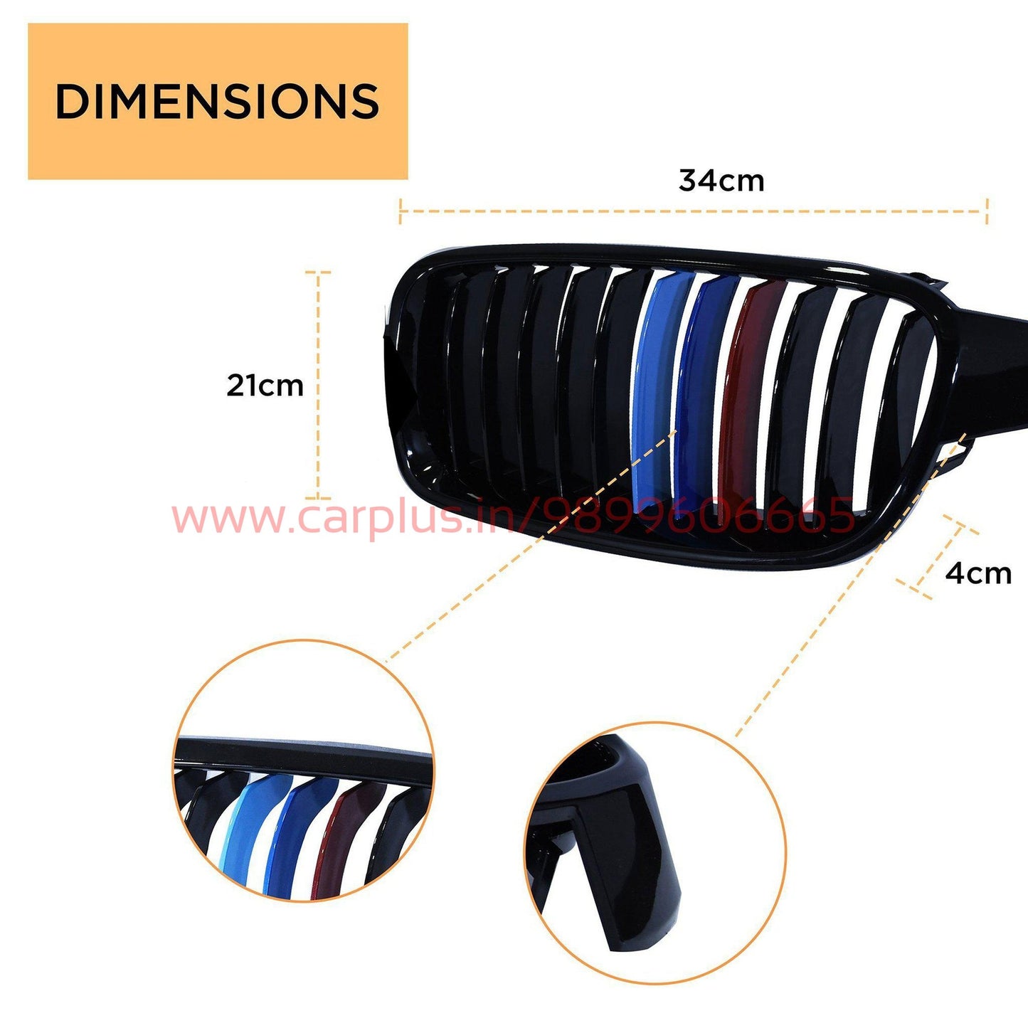 
                  
                    KMH Front Grill for BMW 3 Series F30 KMH-GRILL GRILLS.
                  
                