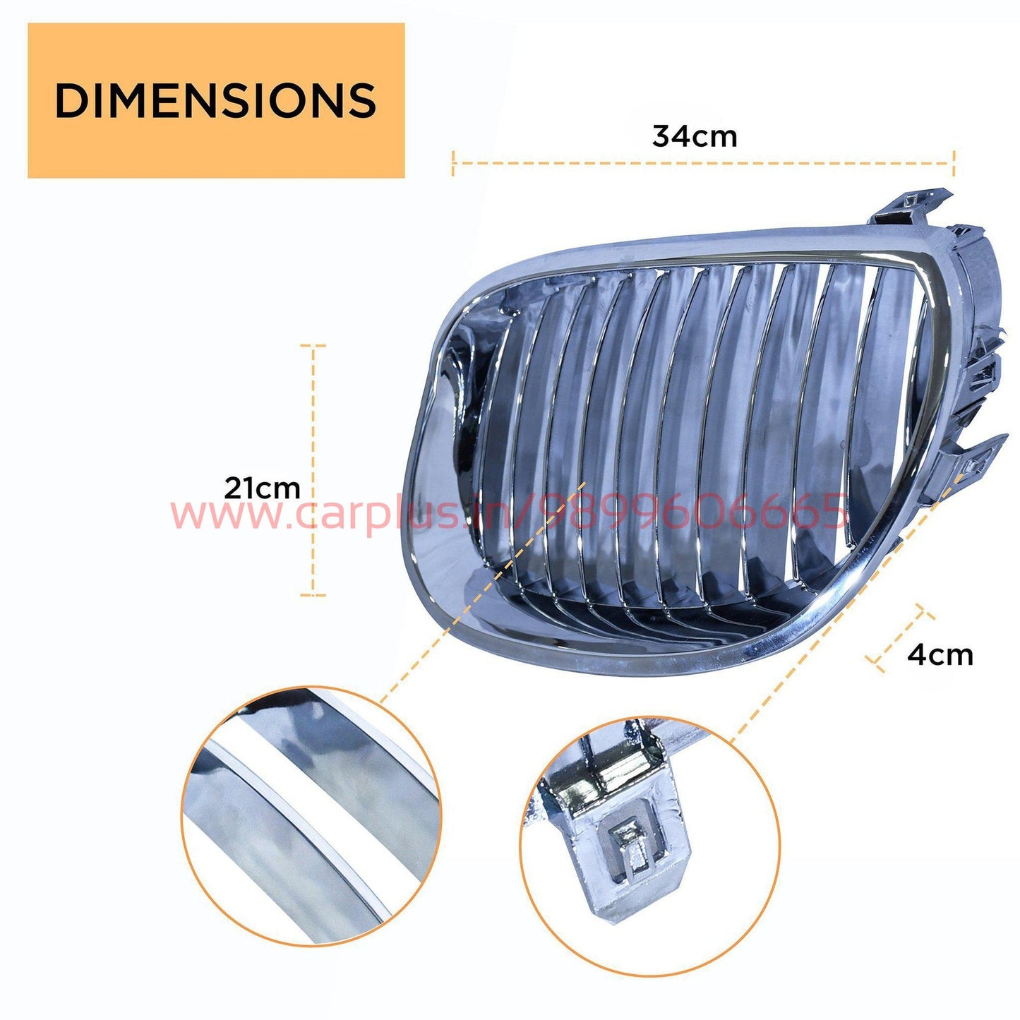 
                  
                    KMH Front Grill for BMW 5 Series E60 KMH-GRILL GRILLS.
                  
                