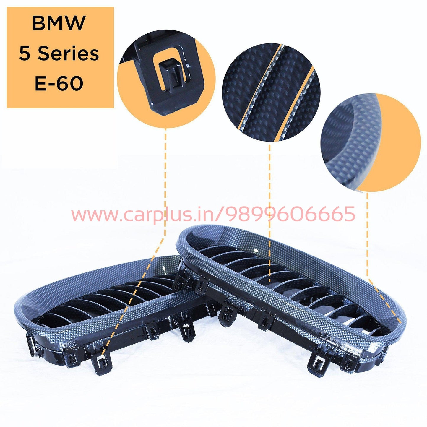 
                  
                    KMH Front Grill for BMW 5 Series E60 KMH-GRILL GRILLS.
                  
                