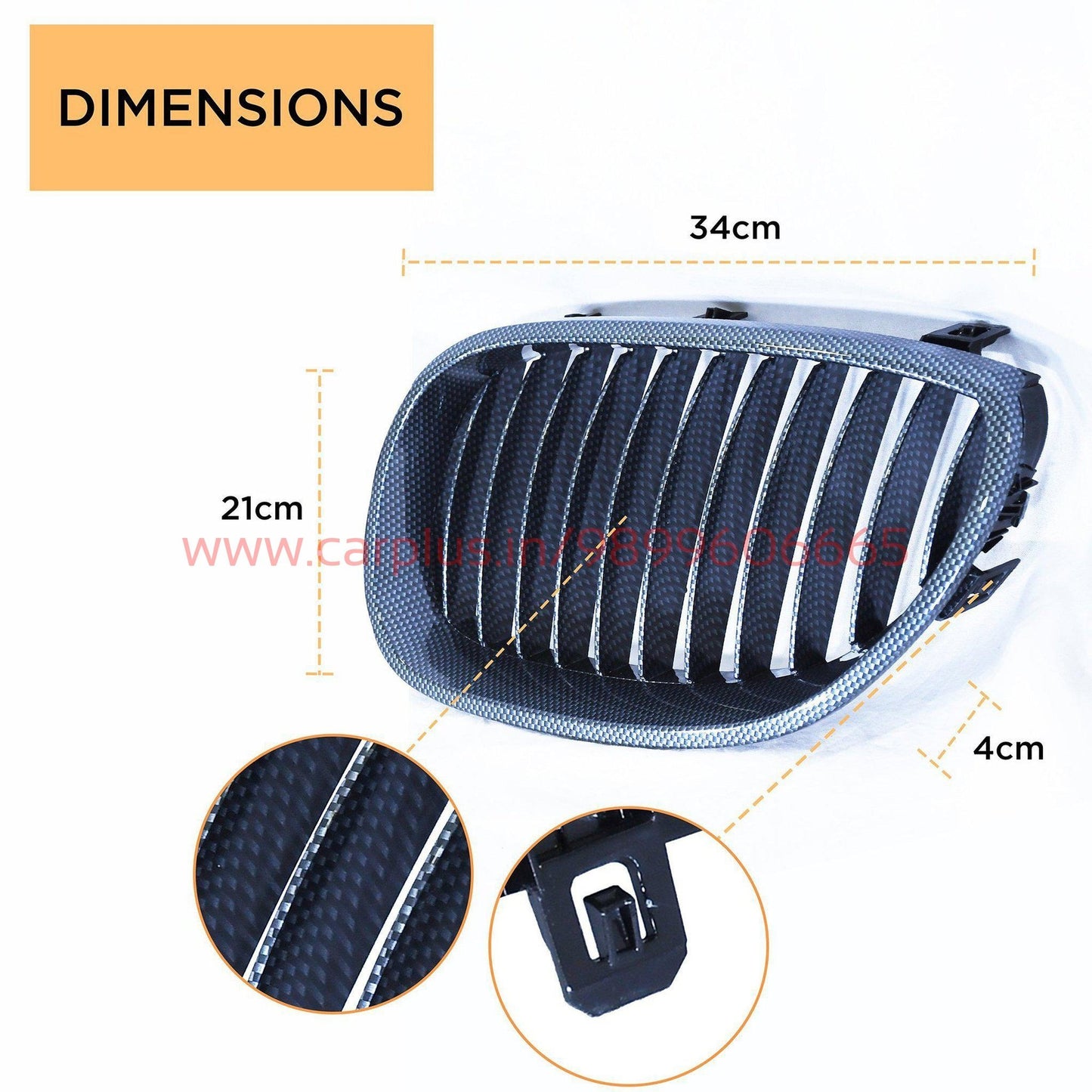 
                  
                    KMH Front Grill for BMW 5 Series E60 KMH-GRILL GRILLS.
                  
                