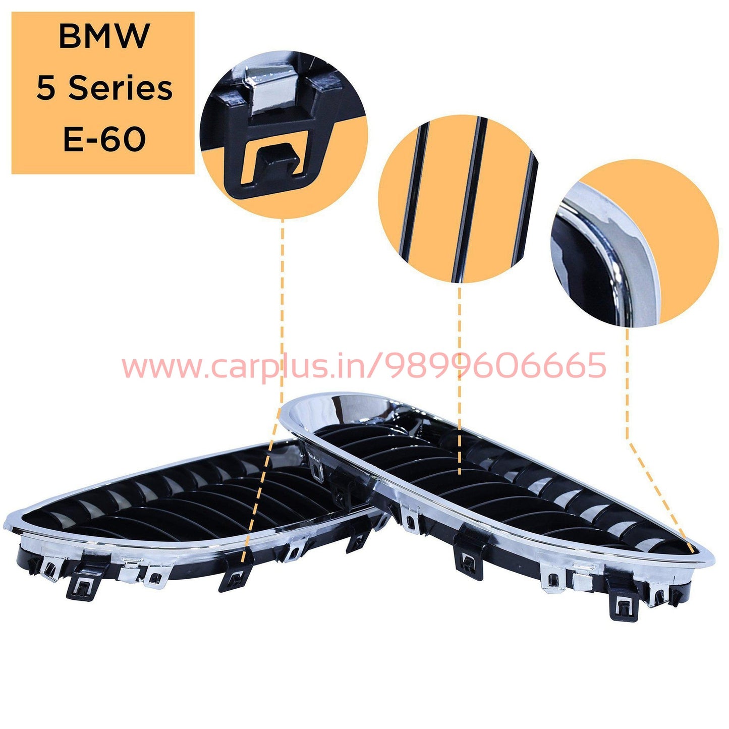 
                  
                    KMH Front Grill for BMW 5 Series E60 KMH-GRILL GRILLS.
                  
                