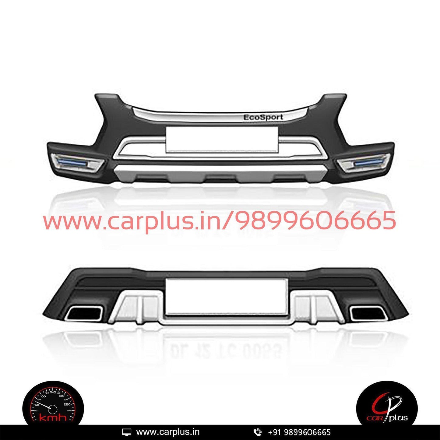 
                  
                    KMH Front & Rear Bumper Guard for Ford Ecosport Facelift KMH-F&R GUARDS F&R GUARDS.
                  
                