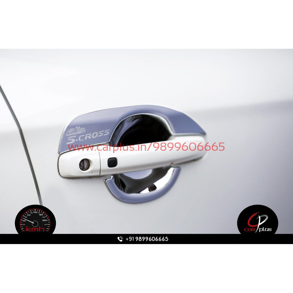 KMH Handle Bowl Chrome for Maruti Suzuki SCross (Set of 4Pcs) CN LEAGUE EXTERIOR.