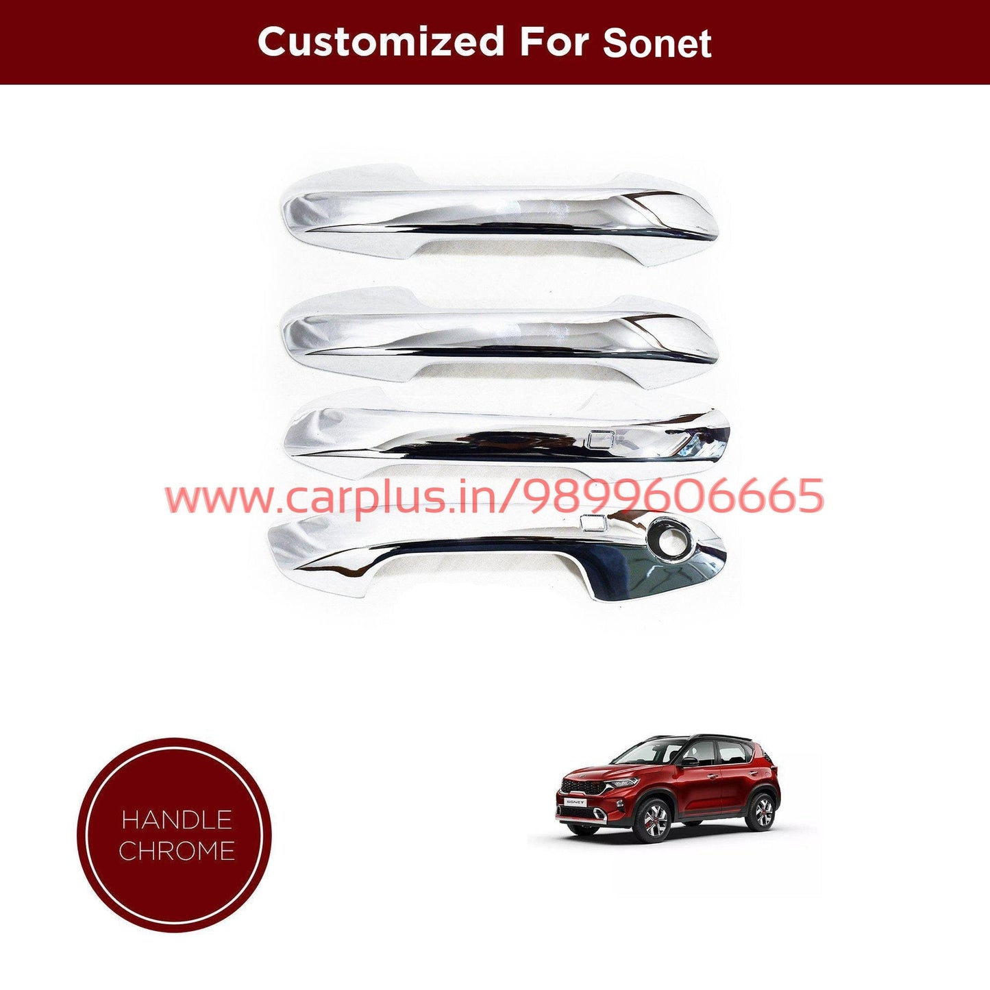 
                  
                    KMH Handle Cover Chrome for Kia Sonet (1st GEN, Set Of 4Pcs)-EXTERIOR-CN LEAGUE-CARPLUS
                  
                