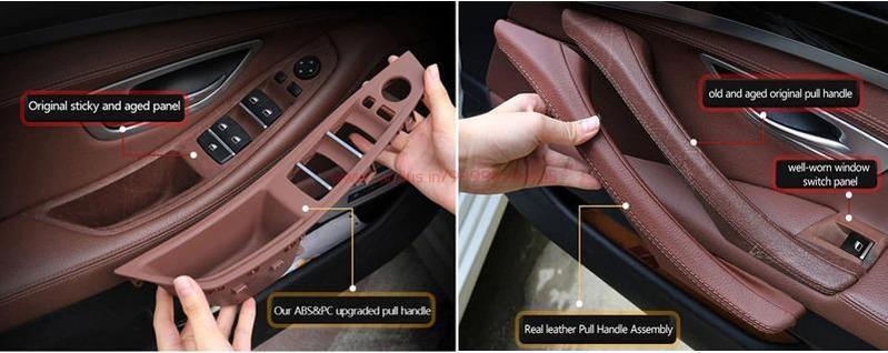 
                  
                    Inner Door Handle Assembly With Leather  For  BMW 5 Series F10 KMH EXTERIOR.
                  
                