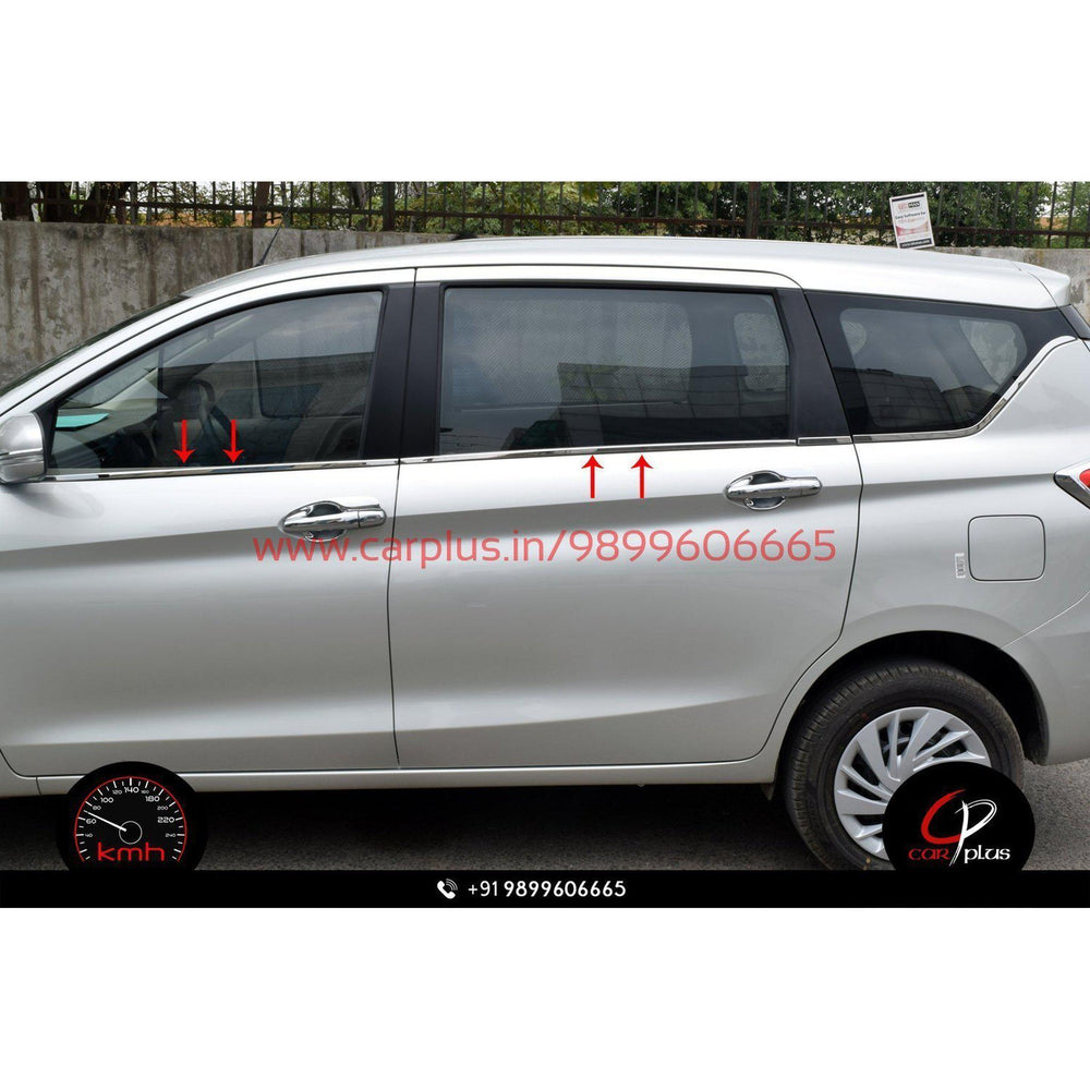 
                  
                    KMH Lower Window Garnish Chrome for Maruti Suzuki Ertiga (2nd GEN, Set of 8 pcs) CN LEAGUE EXTERIOR.
                  
                