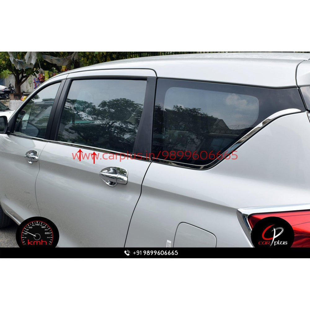 
                  
                    KMH Lower Window Garnish Chrome for Maruti Suzuki Ertiga (2nd GEN, Set of 8 pcs) CN LEAGUE EXTERIOR.
                  
                