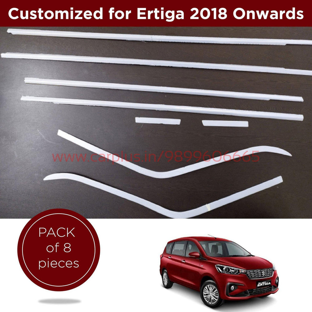 
                  
                    KMH Lower Window Garnish Chrome for Maruti Suzuki Ertiga (2nd GEN, Set of 8 pcs) CN LEAGUE EXTERIOR.
                  
                