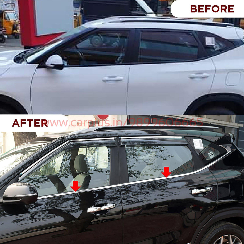 
                  
                    KMH Lower Window Garnish For Kia Seltos (1st GEN, Set of 6pcs) CN LEAGUE EXTERIOR.
                  
                