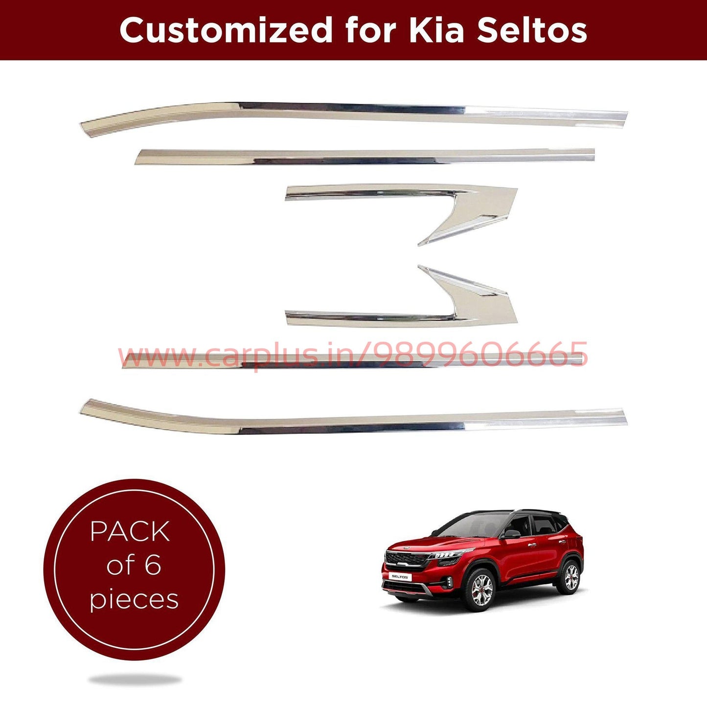 
                  
                    KMH Lower Window Garnish For Kia Seltos (1st GEN, Set of 6pcs) CN LEAGUE EXTERIOR.
                  
                